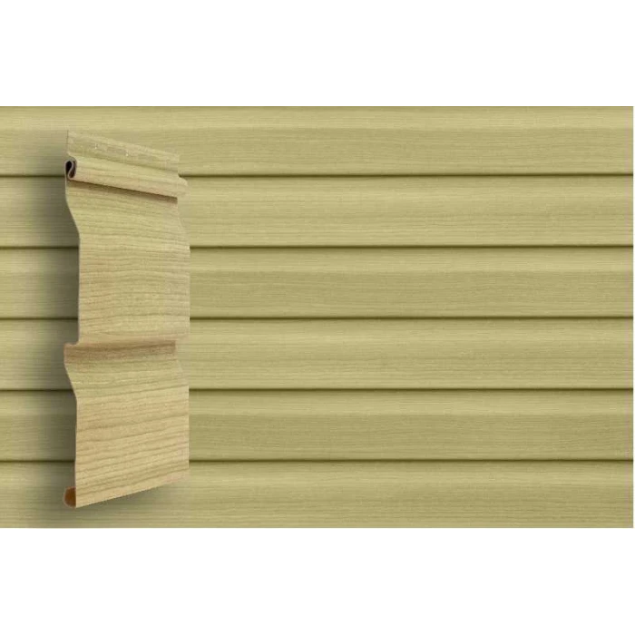 Виниловый сайдинг трехслойный Grand Line Корабельная доска Слим Tundra Ясень 3.00