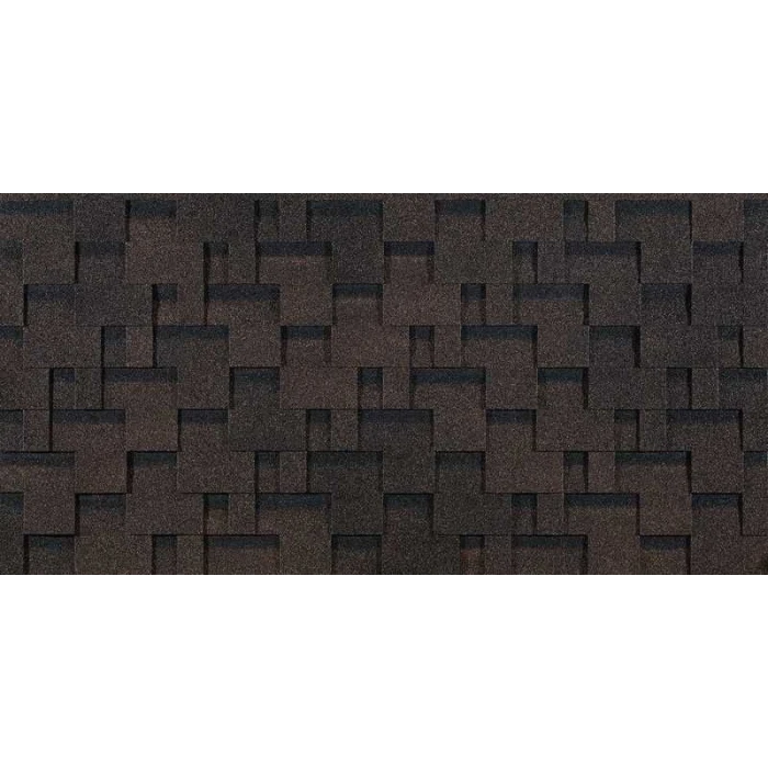 Гибкая черепица Docke EURASIA ЛАБИРИНТ Коричневый